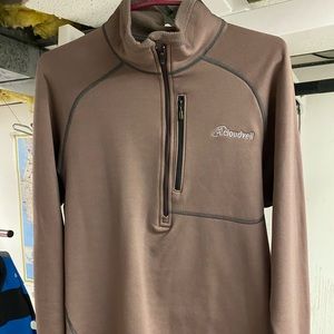 Men’s Cloudveil PolarTec power stretch 1/2 zip fleece, Sz Medium